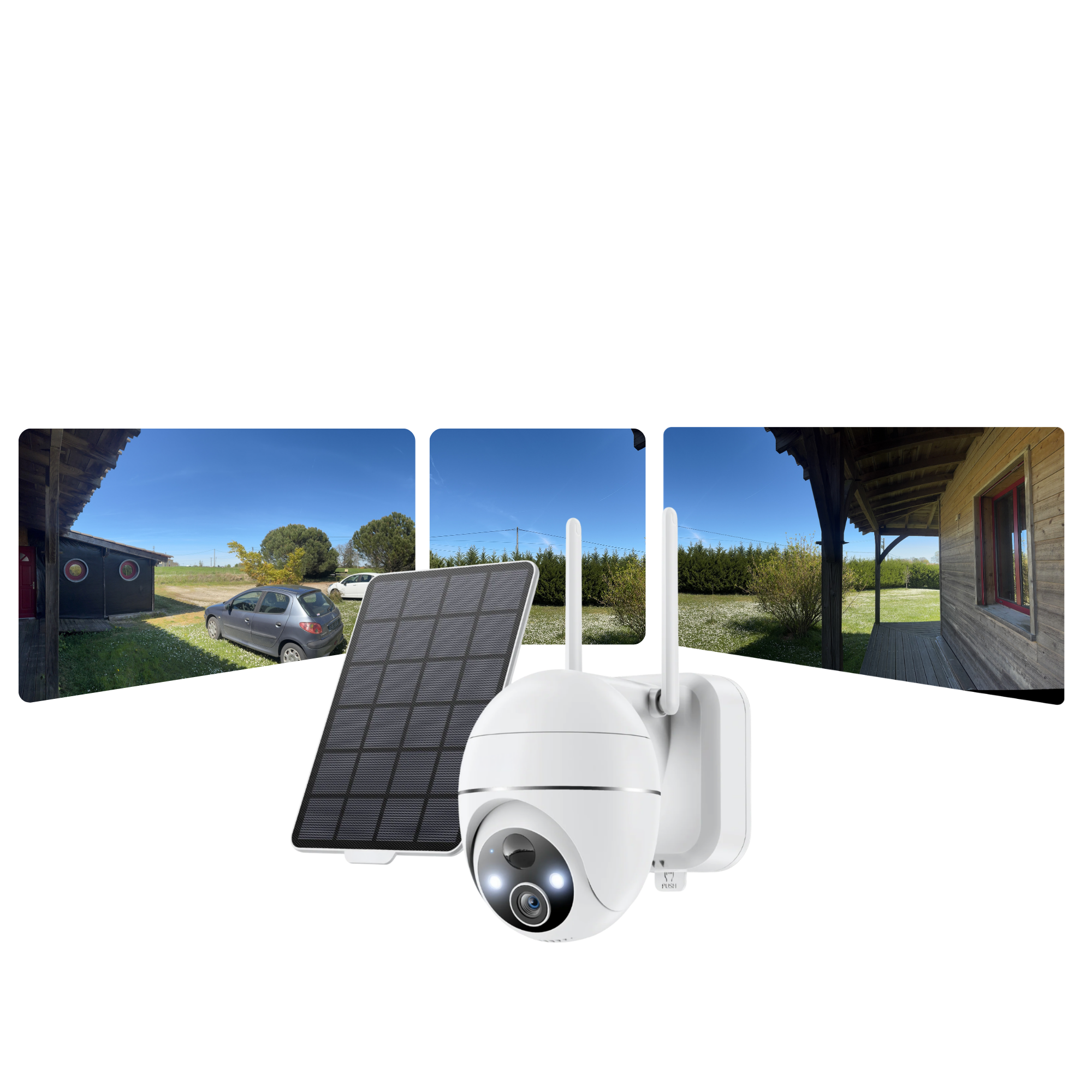 Eyesee Caméra Solaire de Surveillance Extérieure Solaris-5