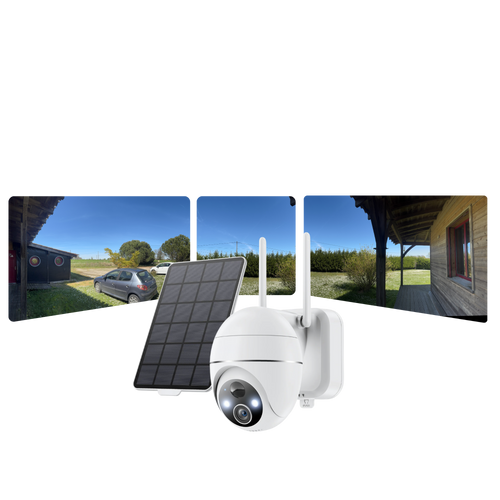 Eyesee Caméra Solaire de Surveillance Extérieure Solaris-5
