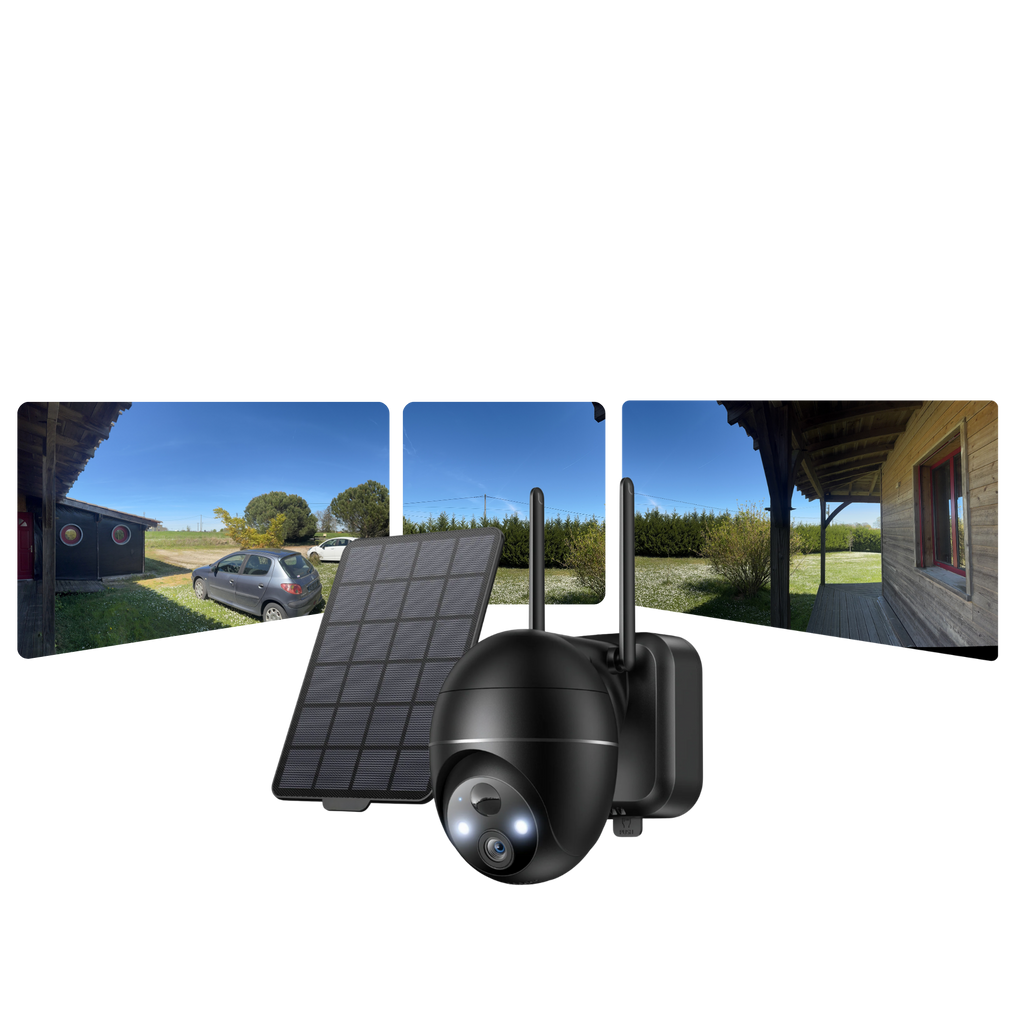 Eyesee Caméra Solaire de Surveillance Extérieure Solaris-5