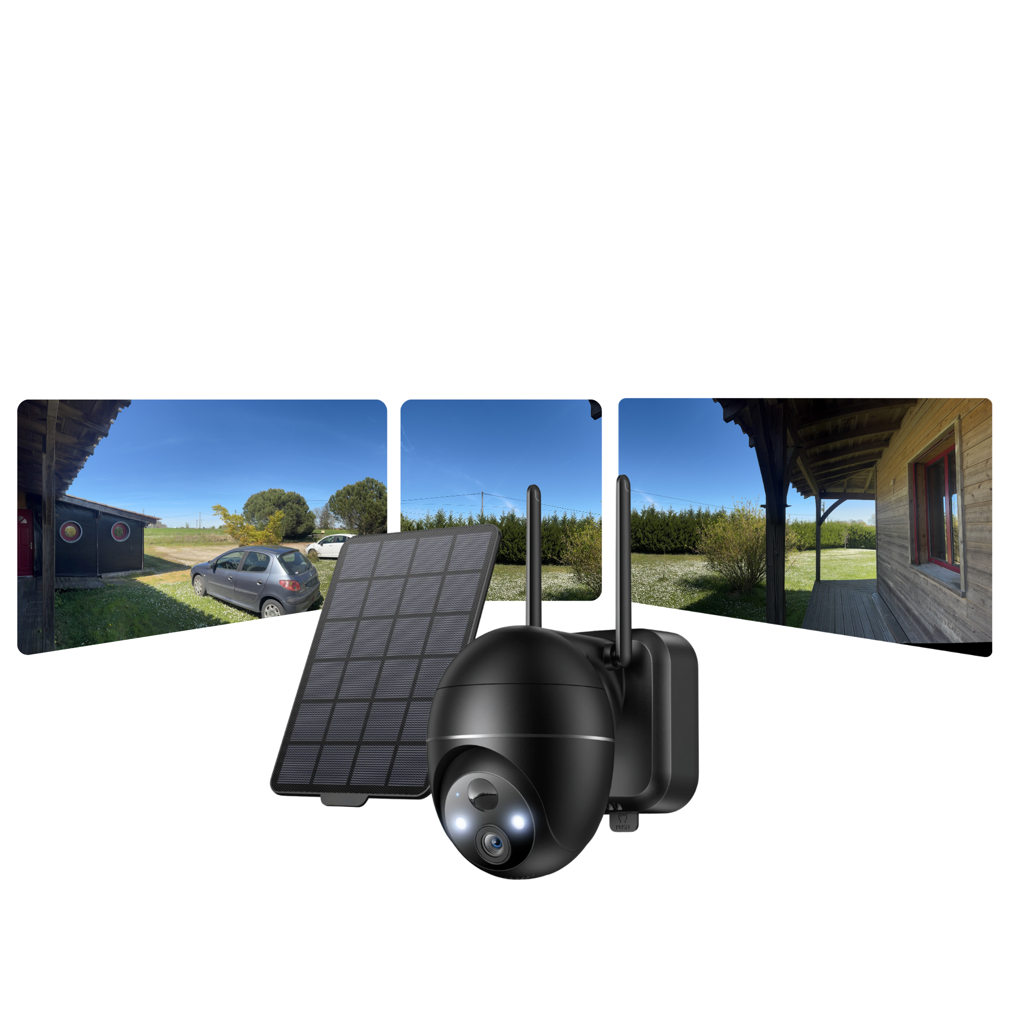 Eyesee Caméra Solaire de Surveillance Extérieure Solaris-5
